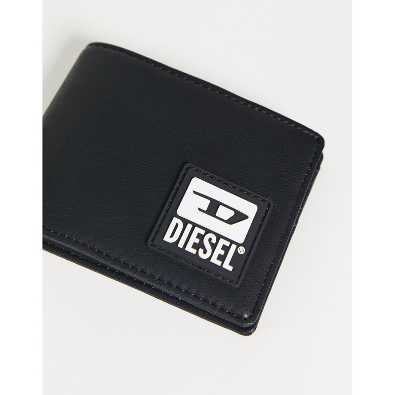 Diesel logo wallet in black