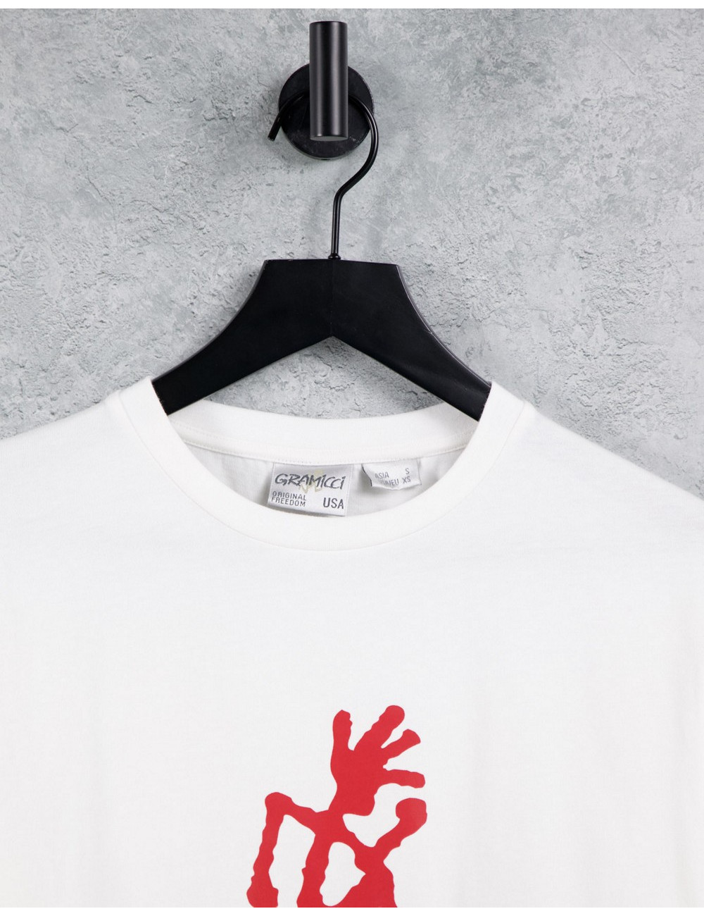 Gramicci logo t-shirt in white