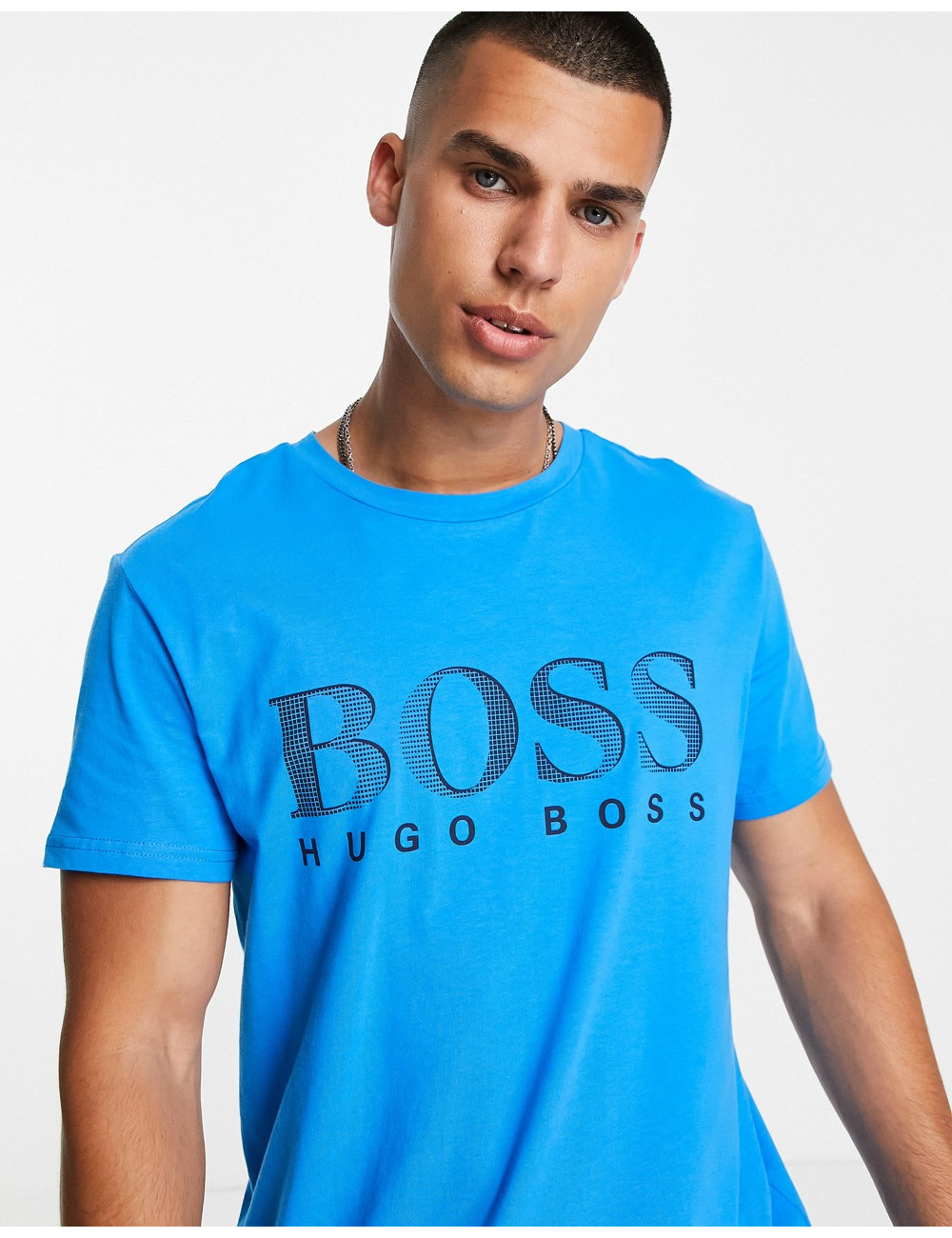 BOSS Bodywear t-shirt in blue