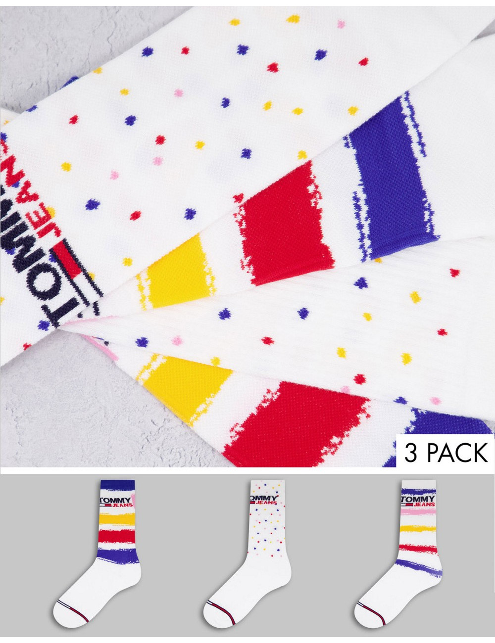 Tommy Jeans 3 pack paint...