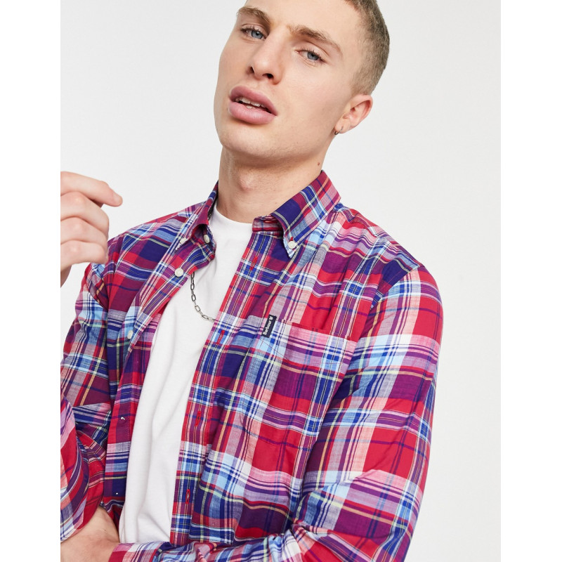 Barbour check shirt in red