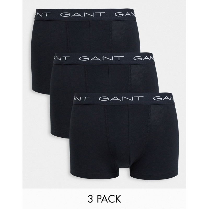 GANT 3 pack trunks in black...