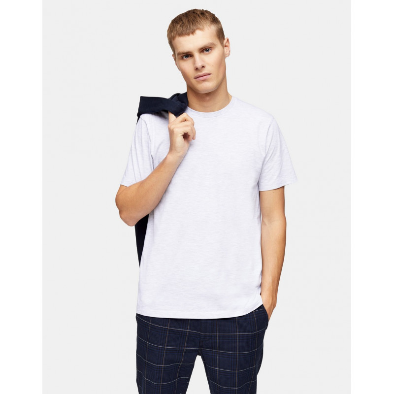 Topman classic t-shirt in grey