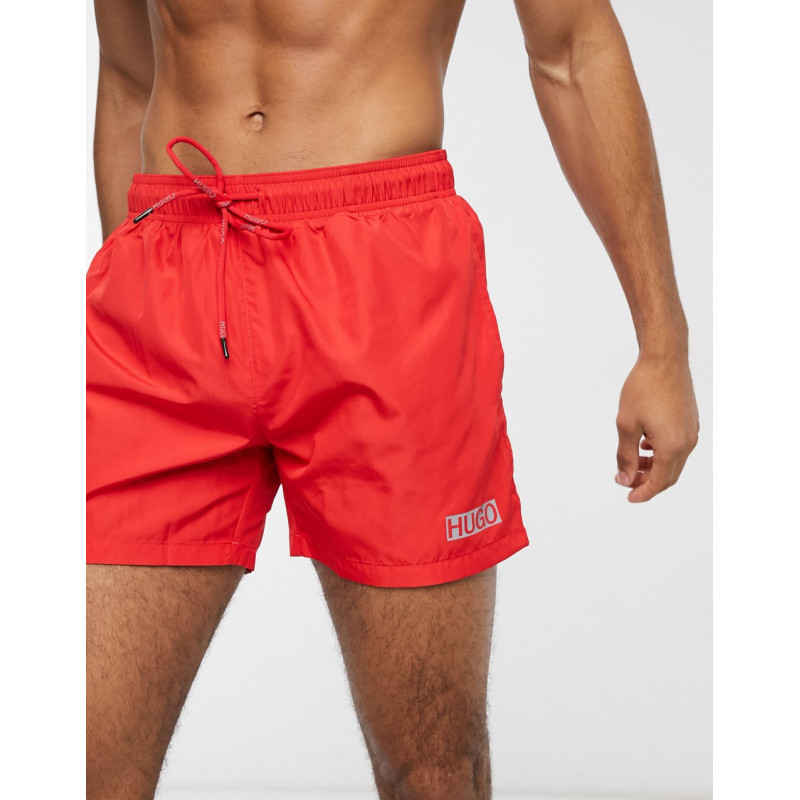 HUGO Haiti swim shorts in red