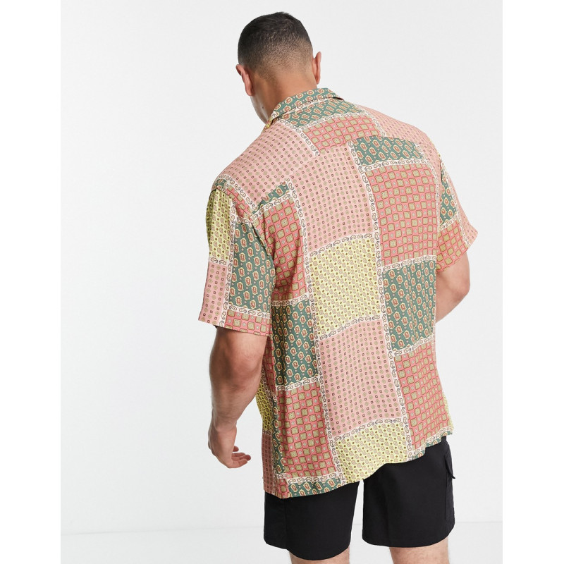 Pull&Bear revere shirt with...