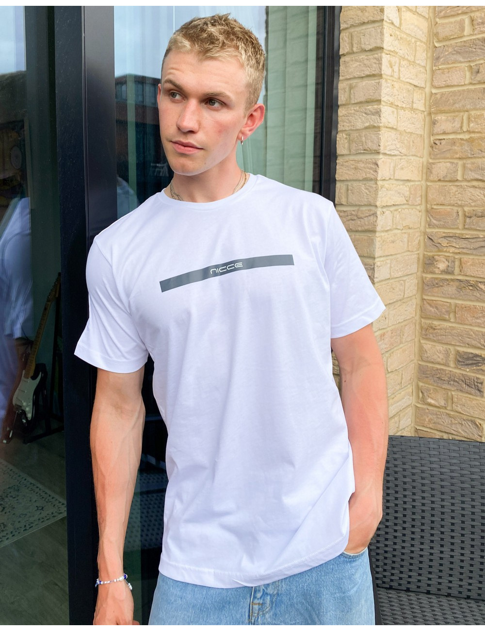 Nicce element t-shirt in white