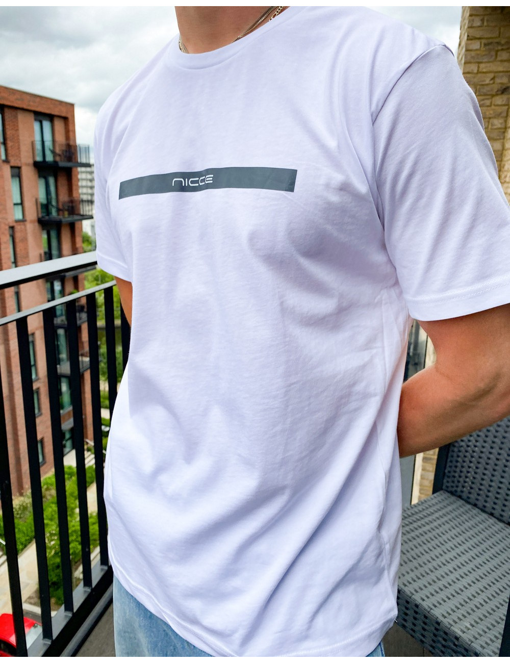 Nicce element t-shirt in white