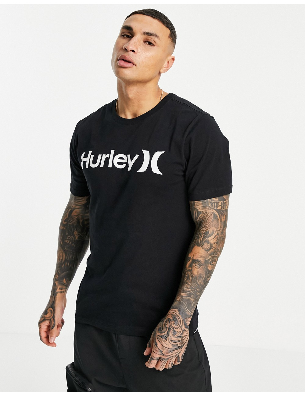 Hurley Solid t-shirt in black