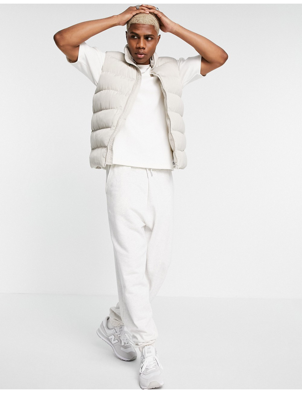 ASOS DESIGN puffer quilted...