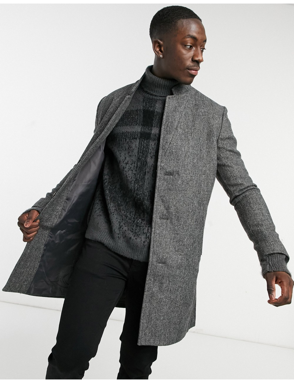 Tom Tailor wool coat in grey