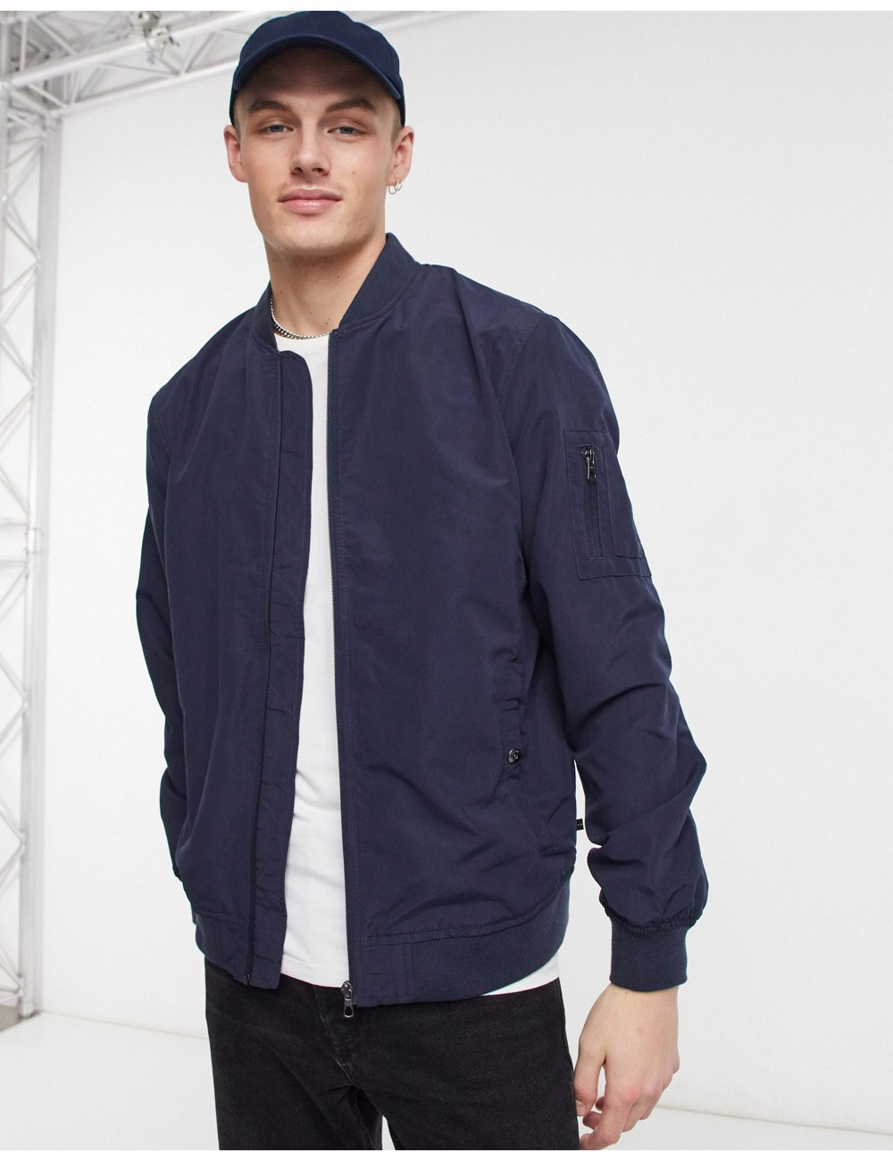 Only & Sons bomber in navy