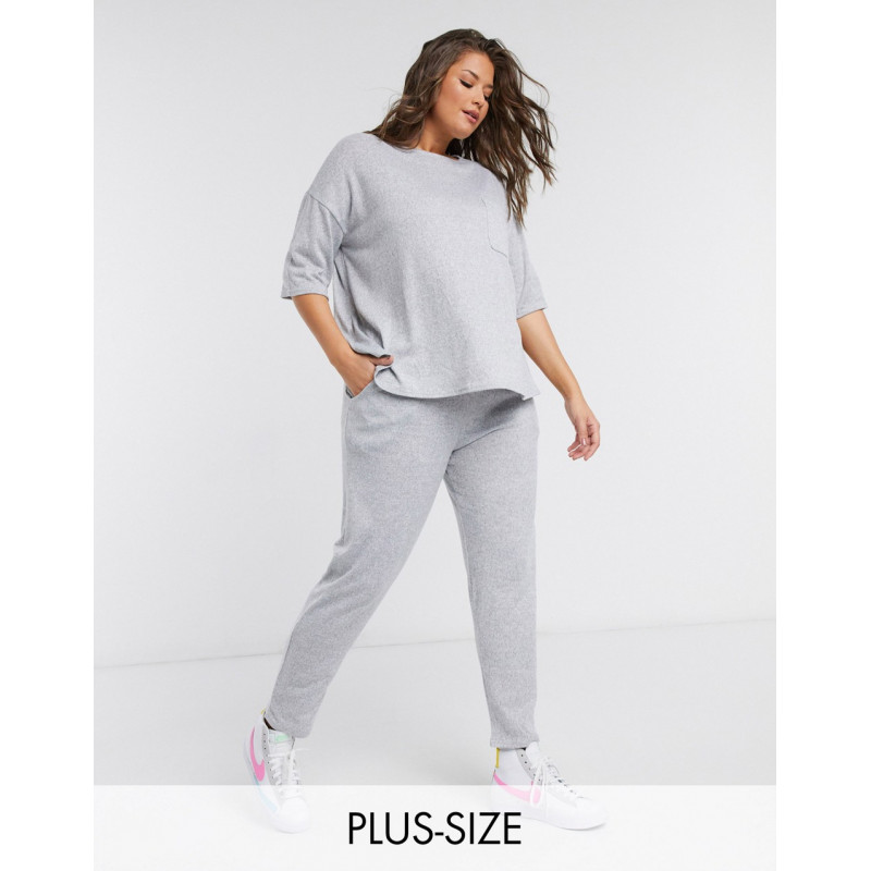 Simply Be jogger in grey marl