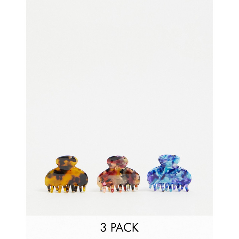 ASOS DESIGN pack of 3 mini...
