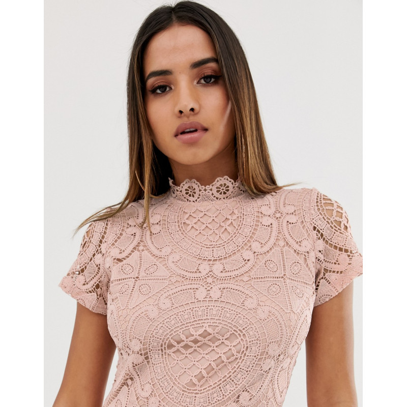 Girl In Mind lace high neck...