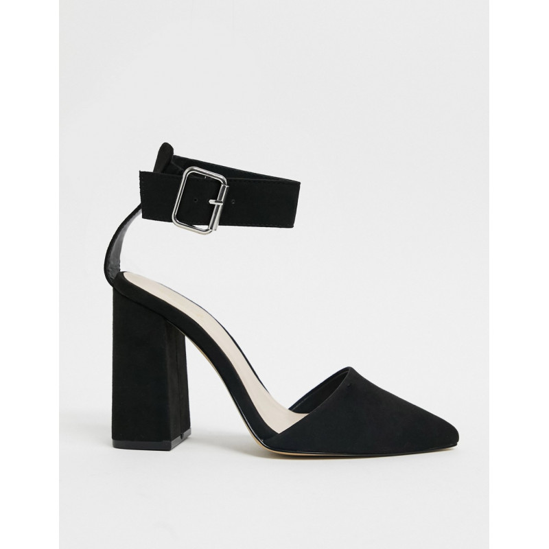 Qupid block heeled shoes in...