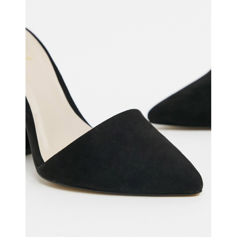 Qupid block heeled shoes in...