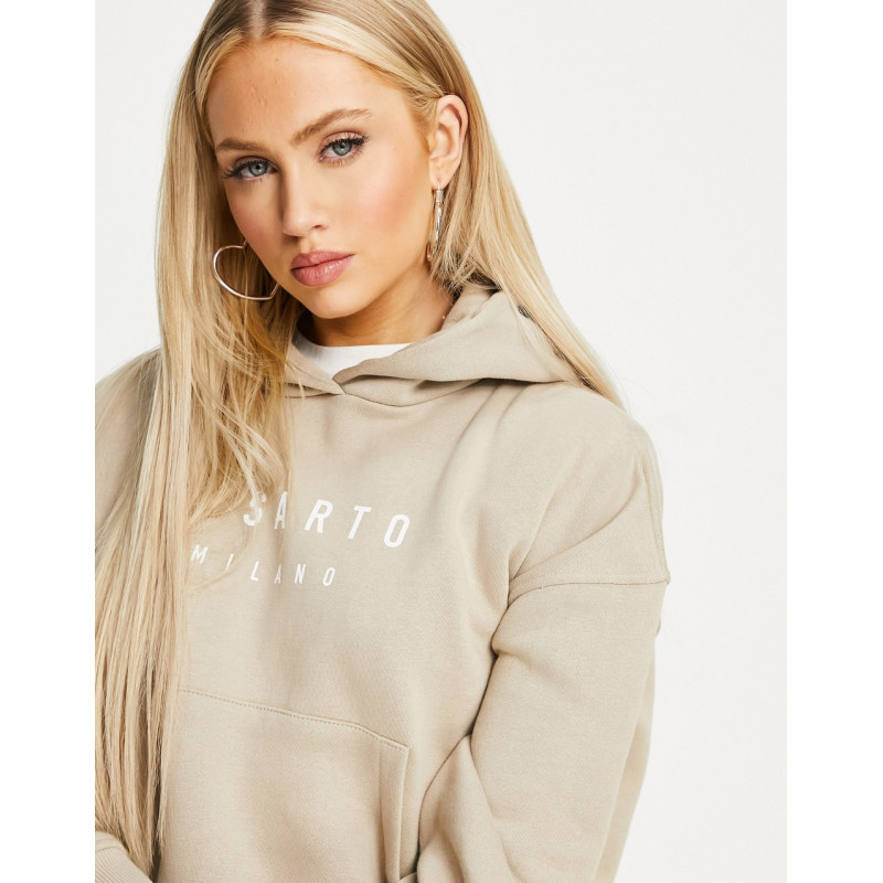 Il Sarto cropped hoodie...