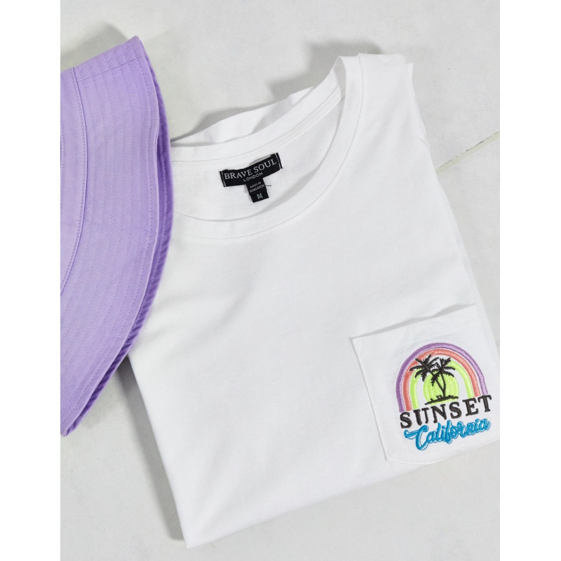 Brave Soul t-shirt with...