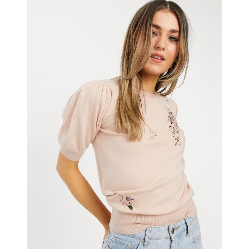 Oasis embroided jumper in...
