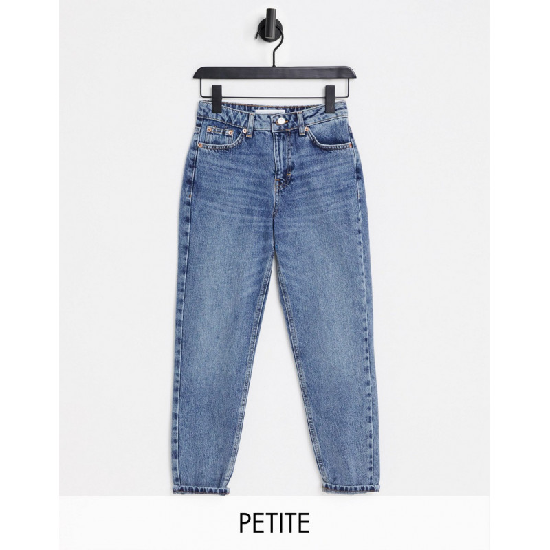 Topshop Petite bleached Mom...