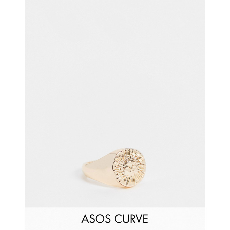 ASOS DESIGN Curve ring with...