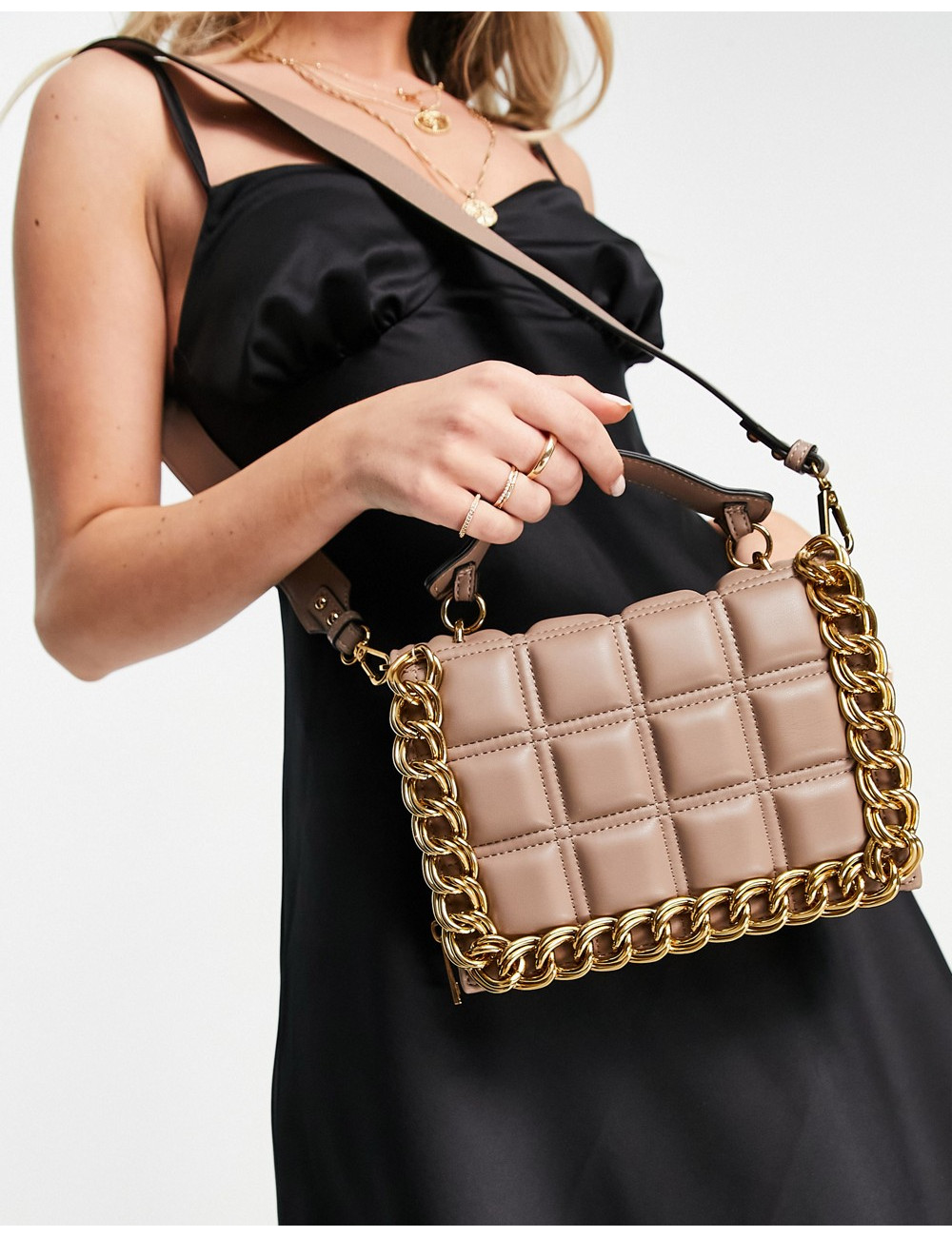 Topshop quilted crossbody...