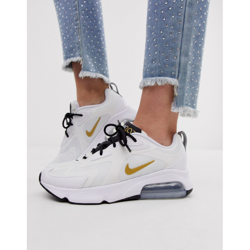 Nike white and gold Air Max...