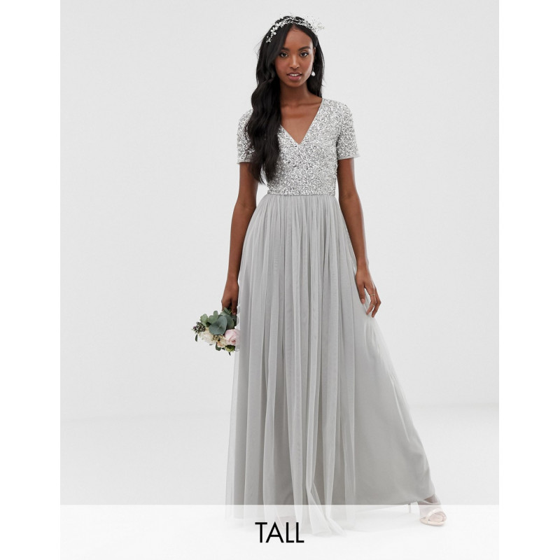 Maya Tall Bridesmaid v neck...