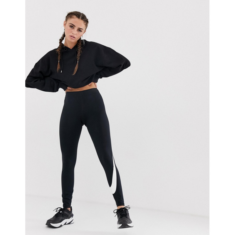 Nike black swoosh leggings