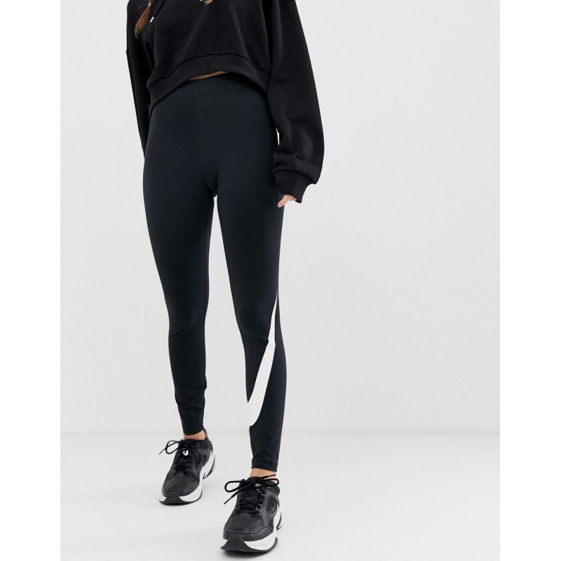 Nike black swoosh leggings