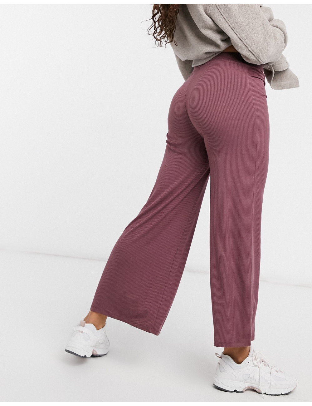 Cotton:On ribbed culotte in...