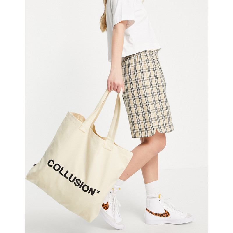 COLLUSION oversized tote...