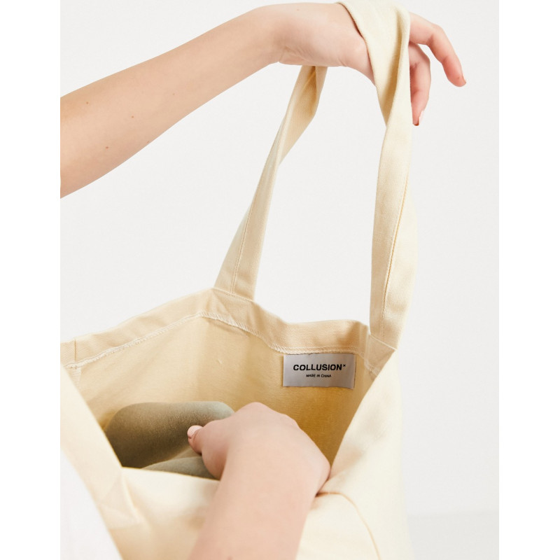 COLLUSION oversized tote...