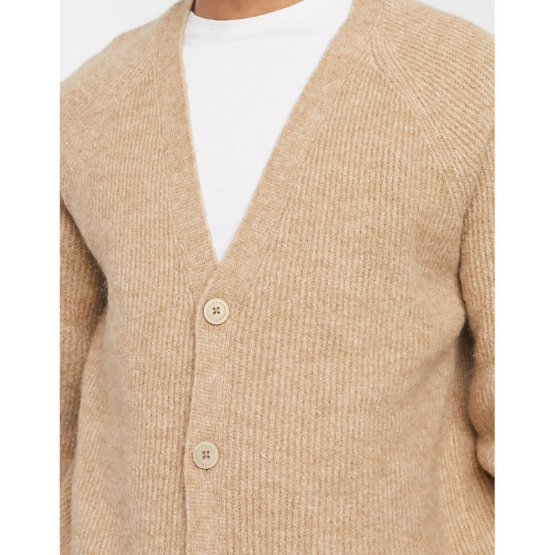 ASOS DESIGN knitted ribbed...