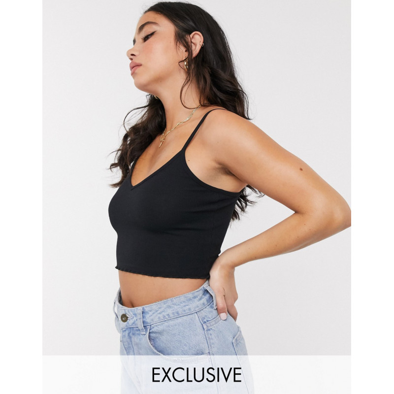 COLLUSION crop bralet with...