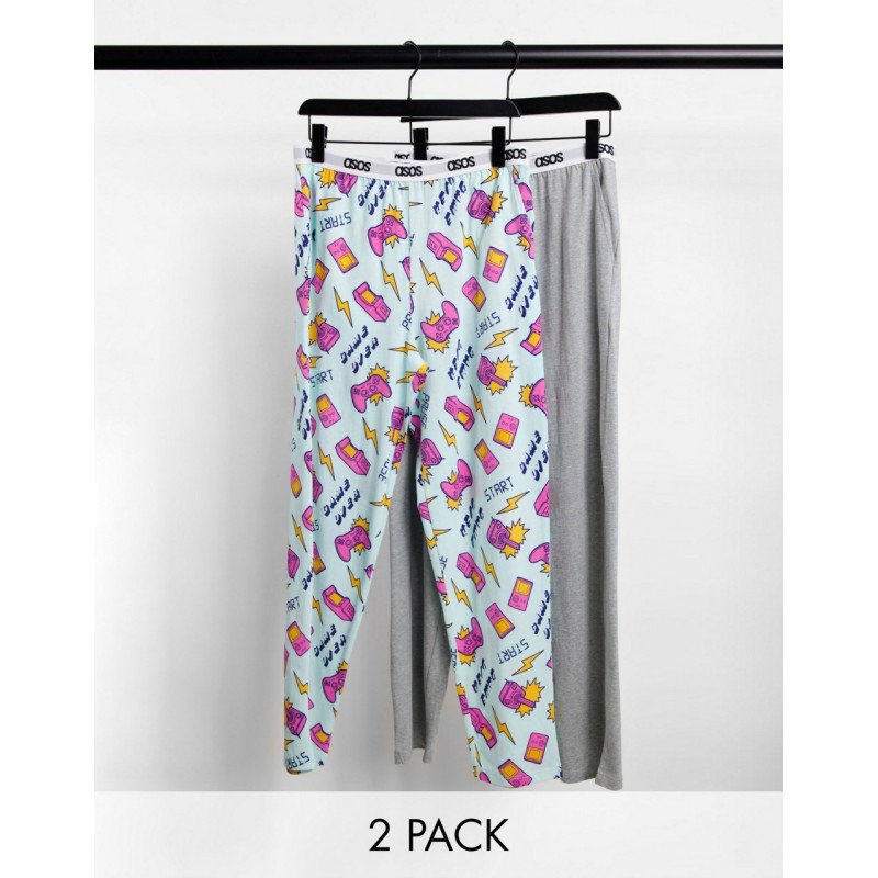 ASOS DESIGN 2 pack lounge...