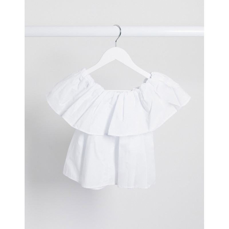 Pull&Bear tiered blouse in...