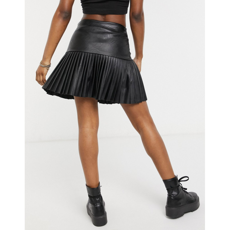 Femme Luxe pu pleated...