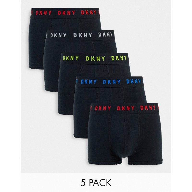 DKNY 5 pack boxers in black