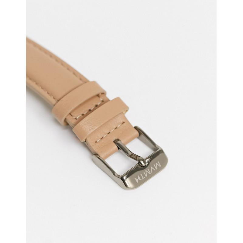 MVMT leather strap watch