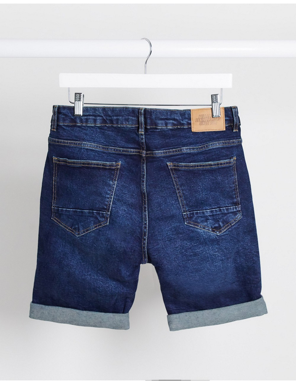 Pull&Bear denim shorts in blue