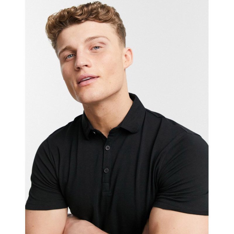 River Island polo in black