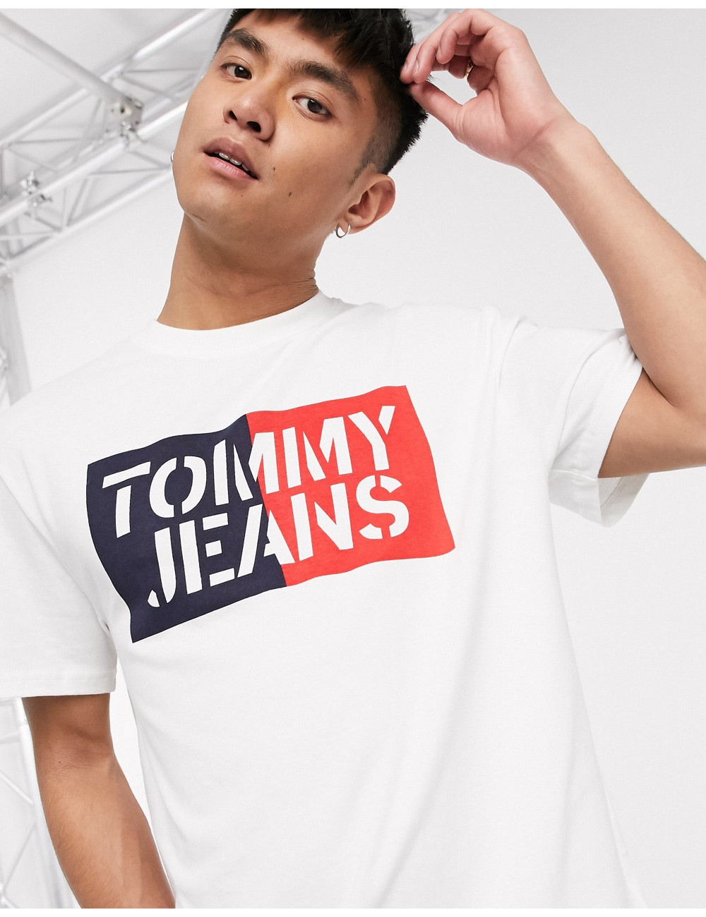 Tommy Jeans box logo tee in...