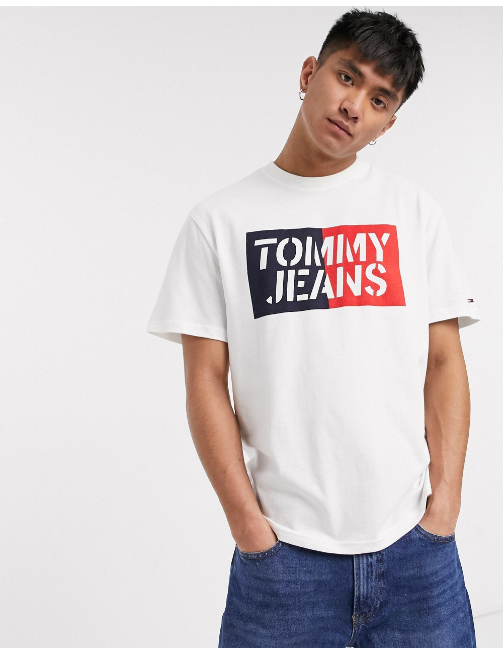 Tommy Jeans box logo tee in...