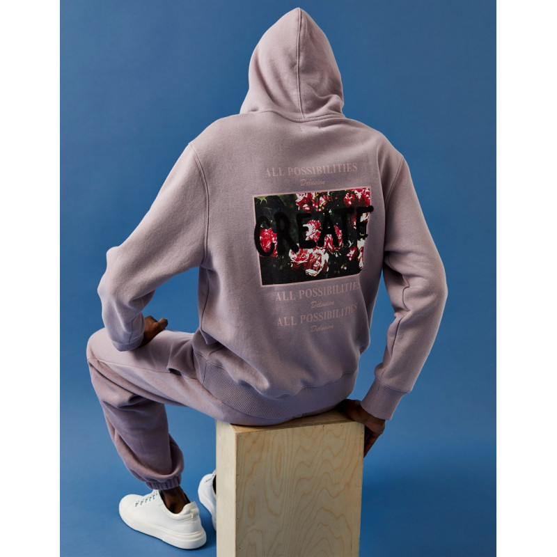 Topman create print hoodie...