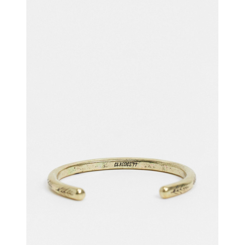 Classics 77 bangle in gold...