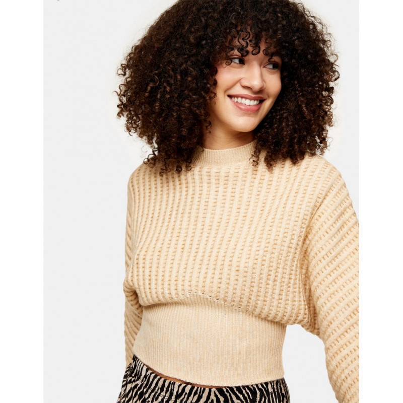Topshop cropped jumper in...