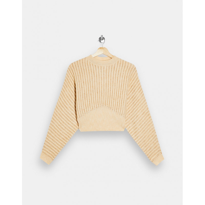 Topshop cropped jumper in...