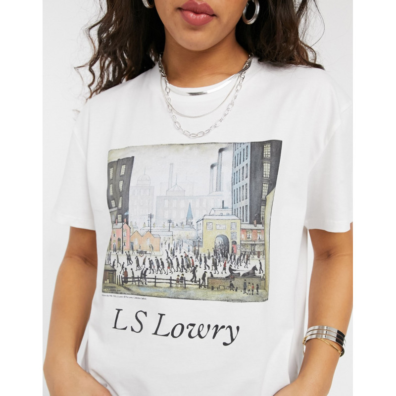Topshop lowry print t-shirt...