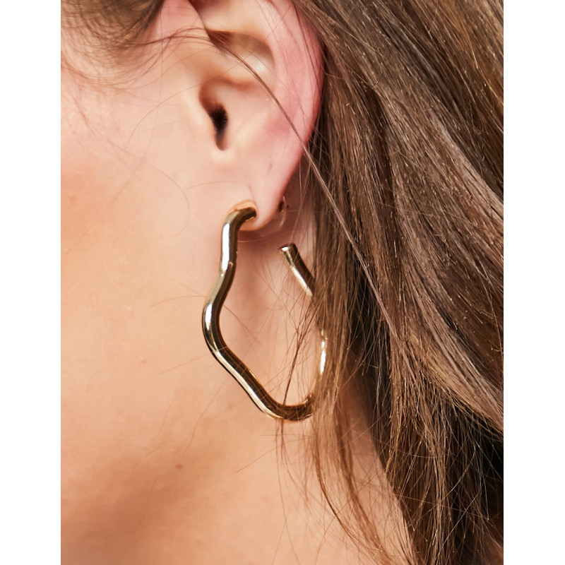 ASOS DESIGN hoop earrings...